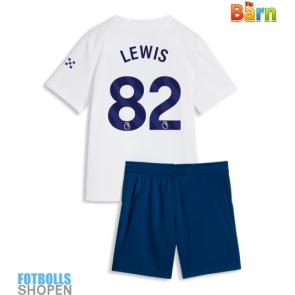 Billiga Manchester City Rico Lewis #82 Tredjeställ Barn 2026-27 Kortärmad (+ Korta byxor)